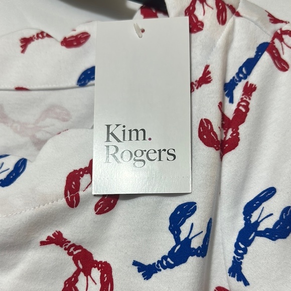 Kim Rogers Red and White Short Sleeve Tee - Picture 4 of 5